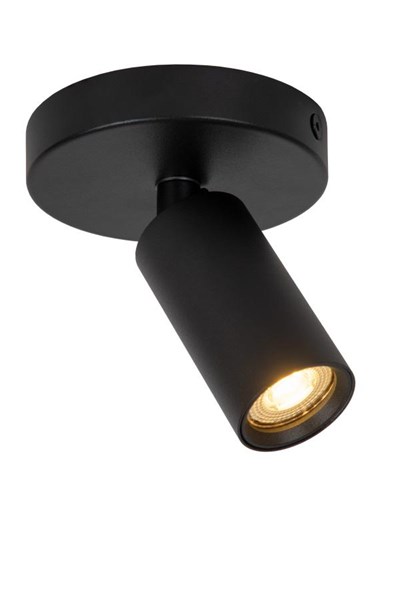 Lucide RITMO - Ceiling spotlight - Ø 10 cm - 1xGU10 (MR11) - Black