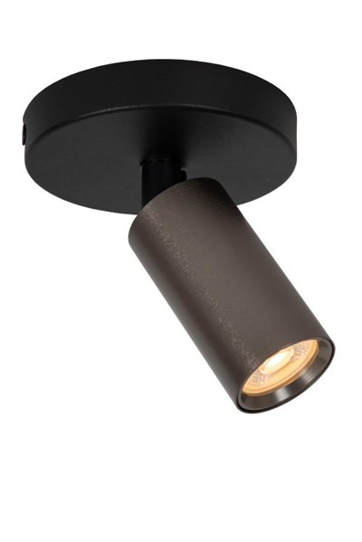 Lucide RITMO - Ceiling spotlight - Ø 10 cm - 1xGU10 (MR11) - Coffee