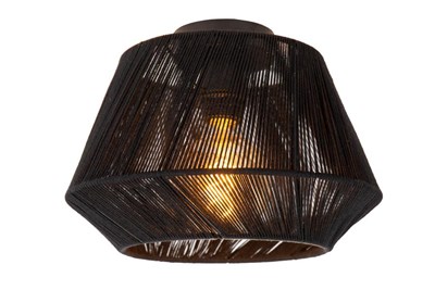 Lucide JESSICA - Flush ceiling light - Ø 30 cm - 1xE27 - Black