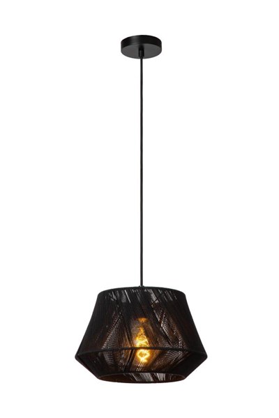 Lucide JESSICA - Pendant light - Ø 30 cm - 1xE27 - Black