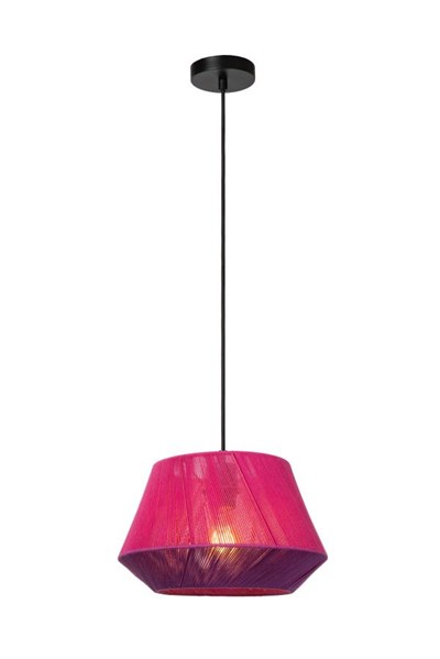 Lucide JESSICA - Pendant light - Ø 30 cm - 1xE27 - Pink