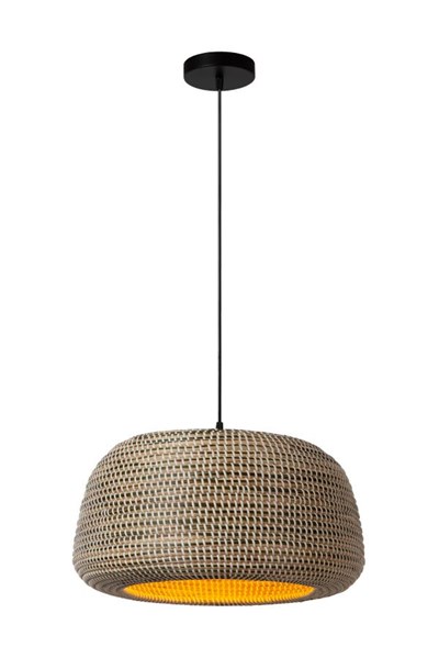 Lucide Premium MADUKA - Pendant light - 1xE27 - Brown