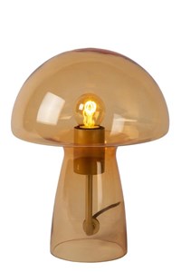 Lucide FUNGO - Table lamp - 1xE27 - Orange turned on 3