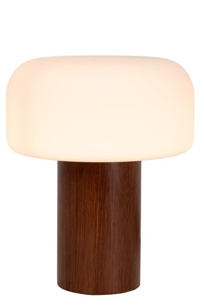 Lucide KENAN - Table lamp - Ø 22 cm - 1xE14 - Wood