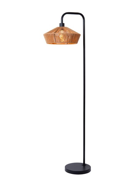 Lucide YUNKAI - Floor lamp - Ø 40 cm - 1xE27 - Natural