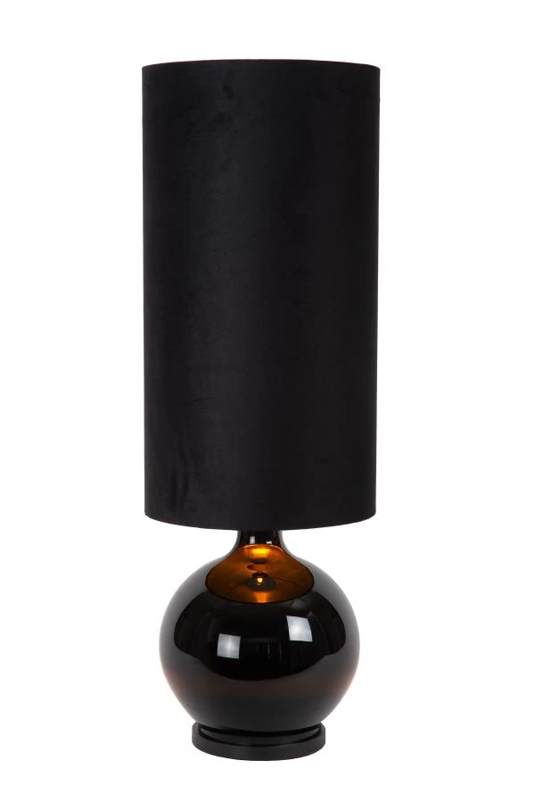 Lucide ESTERAD - Floor lamp - Ø 34 cm - 1xE27 - Black - turned on