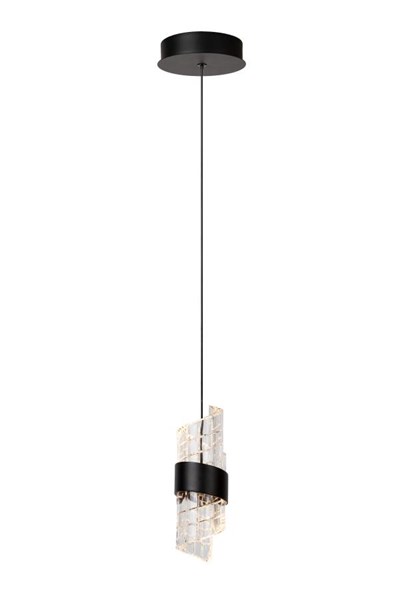 Lucide KLIGANDE - Pendant light - Ø 13 cm - LED - 1x9W 2700K - Black