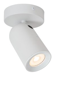 Lucide PUNCH - Ceiling spotlight - 1xGU10 - White turned on 1