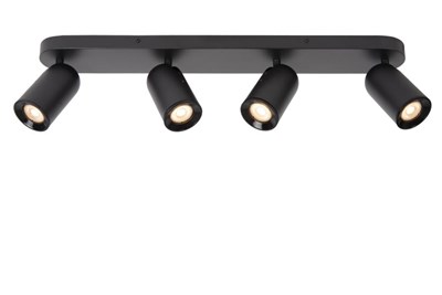 Lucide PUNCH - Spot plafond - 4xGU10 - Noir