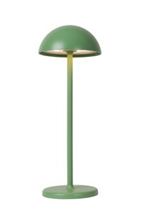 Lucide JOY - Lampe de table Rechargeable Intérieur/Extérieur - Batterie/Piles - Ø 12 cm - LED Dim. - 1x1,5W 3000K - IP54 - Vert allumé 3