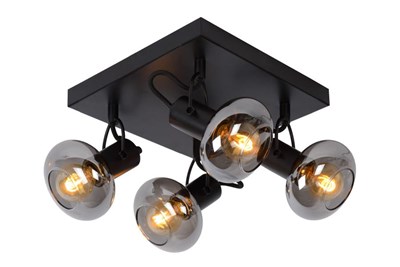 Lucide MADEE - Ceiling spotlight - 4xE14 - Black