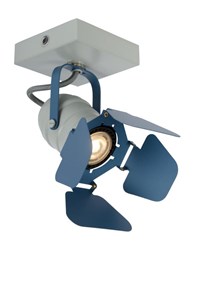 Lucide PICTO - Ceiling spotlight Children - 1xGU10 - Blue turned on 5