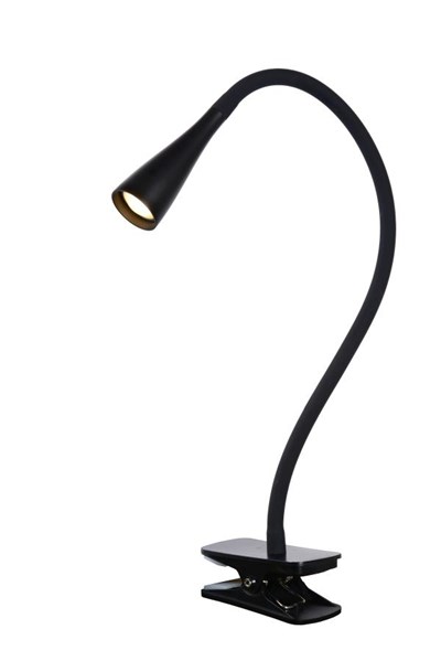 Lucide ZOZY - Clamp lamp- LED 3 StepDim - 1x4W 3000K - Black