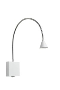 Lucide BUDDY - Lámpara de cabecera / Lámpara de pared - LED - 1x4W 4000K - Blanco encendido 1