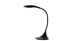 Lucide EMIL - Lampe de bureau - LED Dim. - 1x4,5W 3000K - Noir allumé