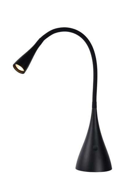 Lucide ZOZY - Lampe de bureau - LED 3 StepDim - 1x4W 3000K - Noir