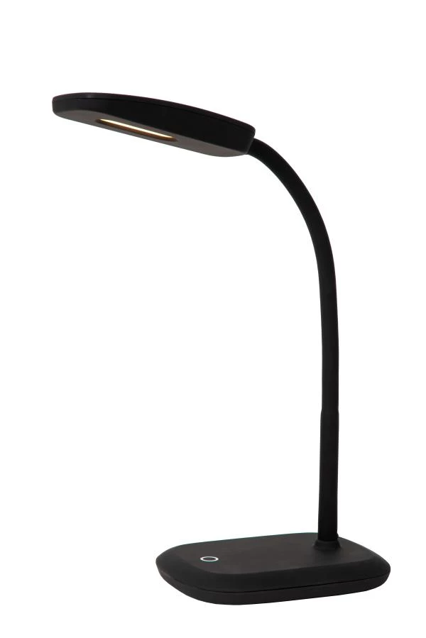 Lucide TESSA - Schreibtischlampe - LED Dim. - 1x3,2W 3000K - Schwarz - eingeschaltet