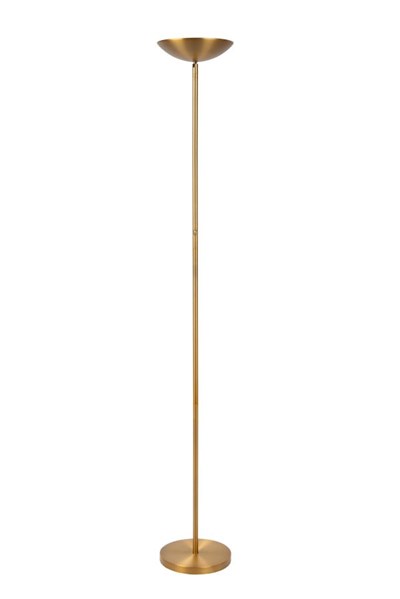 Lucide ZENITH - Floor lamp - Ø 25,4 cm - LED Dim. - 1x20W 3000K - Matt Gold / Brass