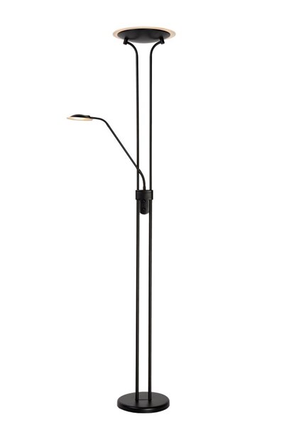 Lucide CHAMPION-LED - Floor reading lamp - Ø 30 cm - LED Dim. - 3000K - Black