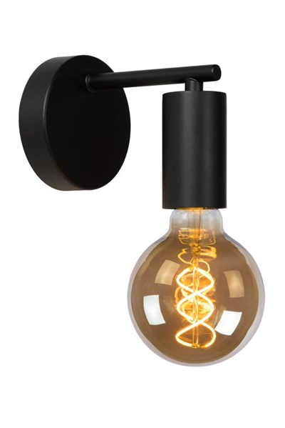 Lucide LEANNE - Wall light - 1xE27 - Black