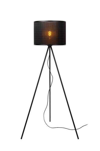 Lucide TAGALOG - Lampadaire - Ø 55 cm - 1xE27 - Noir