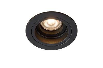 Lucide EMBED - Recessed spotlight - Ø 9,1 cm - 1xGU10 - Black