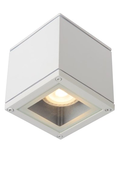 Lucide AVEN - Spot plafond Salle de bains - 1xGU10 - IP65 - Blanc