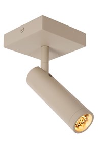 Lucide GRADO - Plafondspot - 1xGU10 (MR11) - Taupe aangezet 1