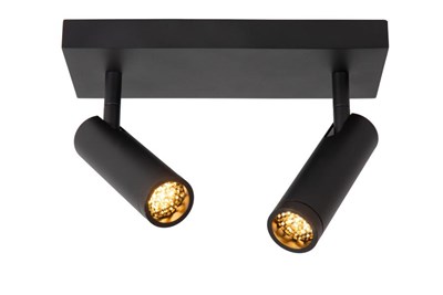 Lucide GRADO - Ceiling spotlight - 2xGU10 (MR11) - Black