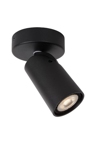 Lucide XYRUS - Deckenstrahler - Ø 9 cm - LED Dim to warm - GU10 - 1x5W 2200K/3000K - Schwarz