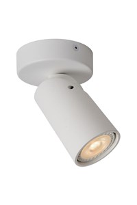 Lucide XYRUS - Foco de techo - Ø 9 cm - LED Dim to warm - GU10 - 1x5W 2200K/3000K - Blanco encendido 1