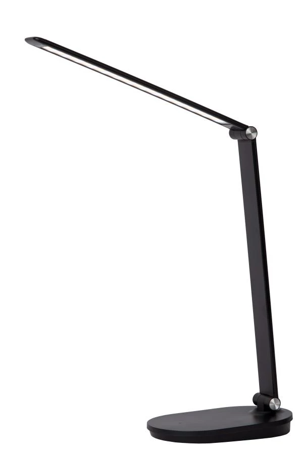 Lucide ALDWIN - Lámpara de escritorio - LED Regul. - CCT - 1x8W 2800K/6500K - Negro - encendido