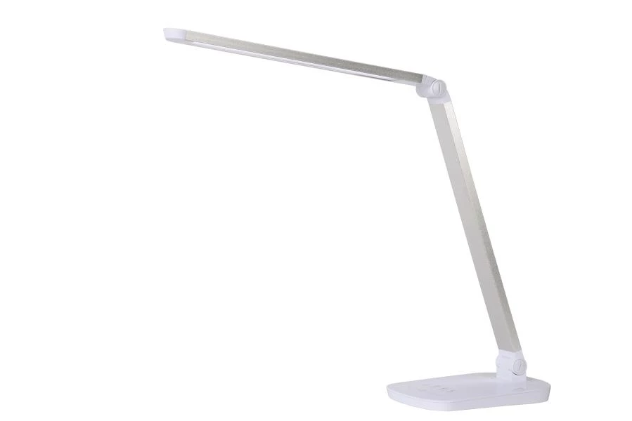 Lucide VARIO LED - Desk lamp - LED Dim to warm - 1x8W 2700K/6500K - White - turned on 1