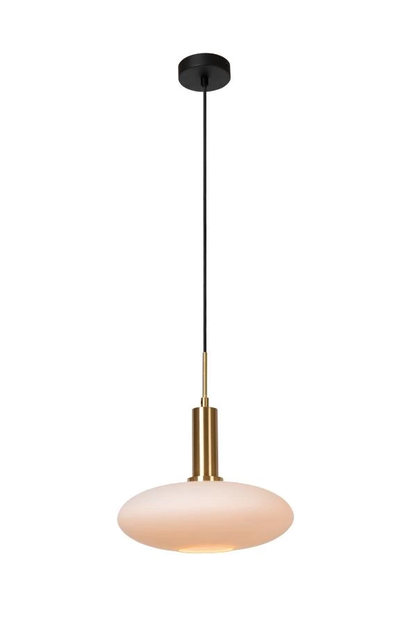 Lucide SINGALA - Hanglamp - Ø 30 cm - 1xE27 - Mat Goud / Messing - aangezet 2