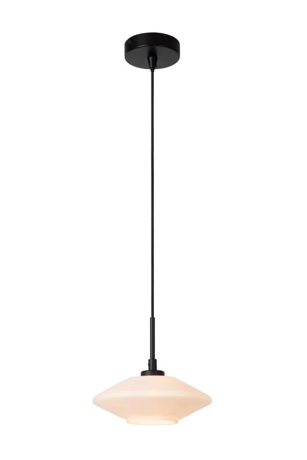 Lucide TREVOR - Pendant light - Ø 20 cm - 1xG9 - Opal - turned on 1