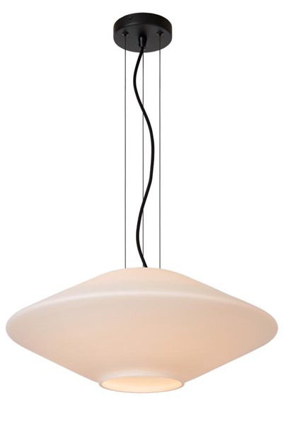 Lucide TREVOR - Pendant light - Ø 50 cm - 1xE27 - Opal