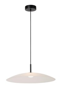 Lucide Premium MENGA - Suspension - Ø 60 cm - LED Dim. - 1x18,6W 2700K - Opalin allumé 1