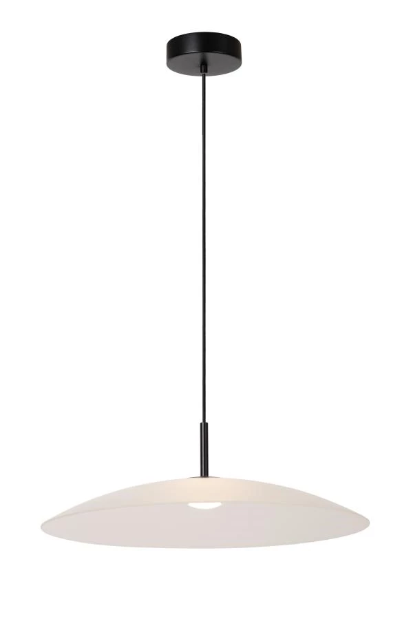 Lucide Premium MENGA - Suspension - Ø 60 cm - LED Dim. - 1x18,6W 2700K - Opalin - allumé 1