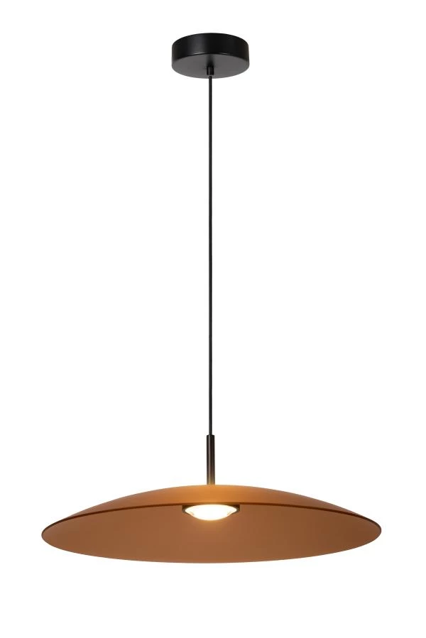 Lucide Premium MENGA - Suspension - Ø 60 cm - LED Dim. - 1x18,6W 2700K - Ambre - allumé 2