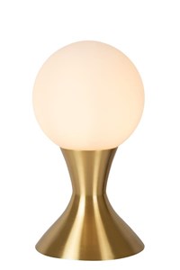 Lucide MOYA - Lámpara de mesa - Ø 12 cm - 1xG9 - Oro mate / Latón encendido 2