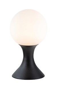 Lucide MOYA - Lámpara de mesa - Ø 12 cm - 1xG9 - Negro encendido