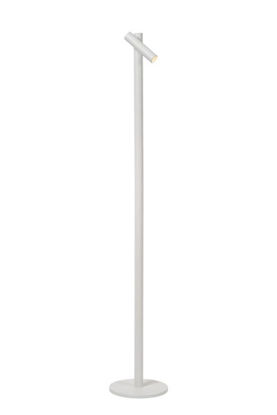 Lucide ANTRIM - Rechargeable Floor reading lamp Indoor/Outdoor - Battery pack - LED Dim. - 1x2,2W 2700K - IP54 - With wireless charging pad - White