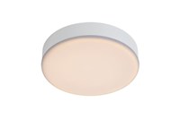 Lucide CERES-LED - Lámpara de techo Baño - Ø 21,5 cm - LED Regul. - 1x30W 3000K - IP44 - Blanco encendido 1