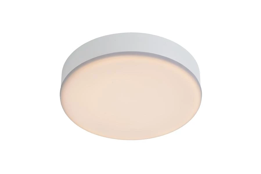 Lucide CERES-LED - Lámpara de techo Baño - Ø 21,5 cm - LED Regul. - 1x30W 3000K - IP44 - Blanco - encendido 1