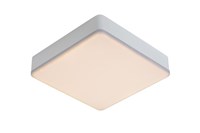 Lucide CERES-LED - Lámpara de techo Baño - LED Regul. - 1x30W 3000K - IP44 - Blanco encendido 1