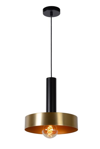 Lucide GIADA - Lámpara colgante - Ø 30 cm - 1xE27 - Oro mate / Latón