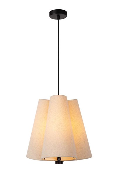 Lucide GREGORY - Lámpara colgante - Ø 34,3 cm - 3xE27 - Beige