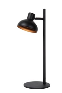 Lucide SENSAS - Table lamp - Ø 18 cm - 1xGU10 (ES111) - Black turned on