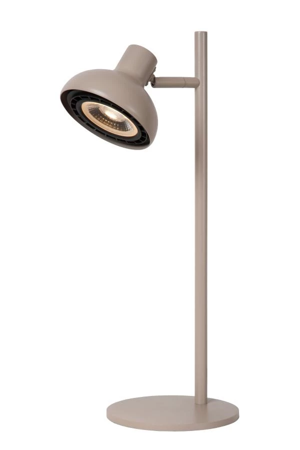 Lucide SENSAS - Bureaulamp - Ø 18 cm - 1xGU10 (ES111) - Beige - aangezet 8