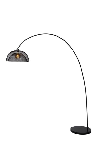 Lucide MESH - Arc floor lamp - 1xE27 - Black